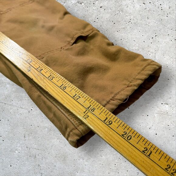 Walls Blizzard Pruf Youth Medium 8/10 Brown Insulated Bib Overalls Snow Pants - Picture 10 of 11